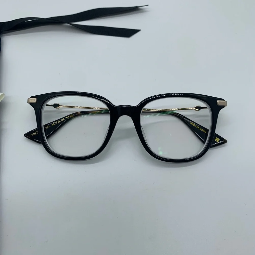 Gucci Black Square Eyeglasses Frame Women
